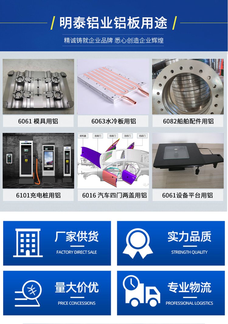 6061铝板星空娱乐游戏大全领域广泛